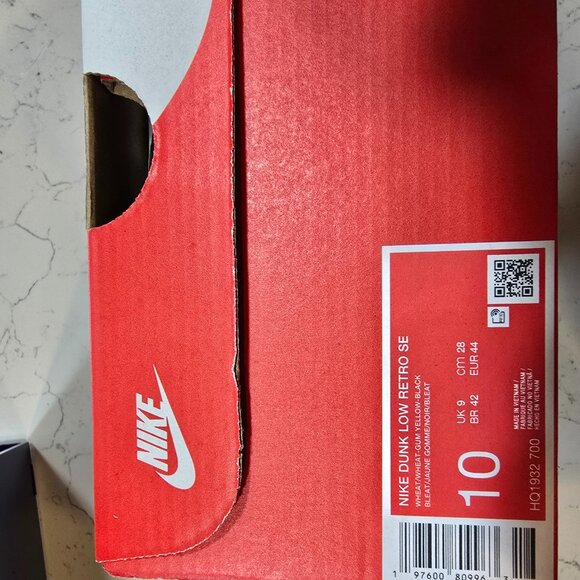 Nike Dunk Low Retro SE Wheat Gum Black HQ1932-700 Men's Size 10 NEW - Picture 8 of 12